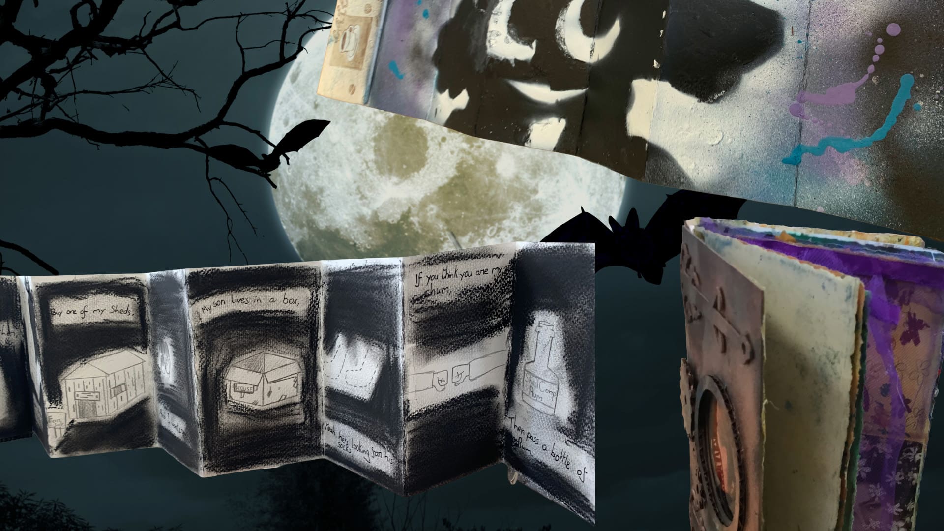 Creating Comics at the Halloween Art Camp in Galway